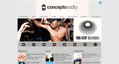 Desktop Screenshot of conceptoradio.net