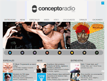 Tablet Screenshot of conceptoradio.net
